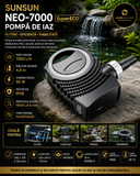 Pompă de iaz SunSun NEO-7000 SuperECO 7000 l/h, 50 W