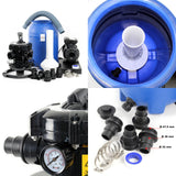 Sistem de filtrare cu nisip 180W cu rezervor de filtru de 14l si pompa de piscina de 9000 l/h