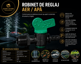 Robinet fluture PE 9mm x filet exterior 1/2