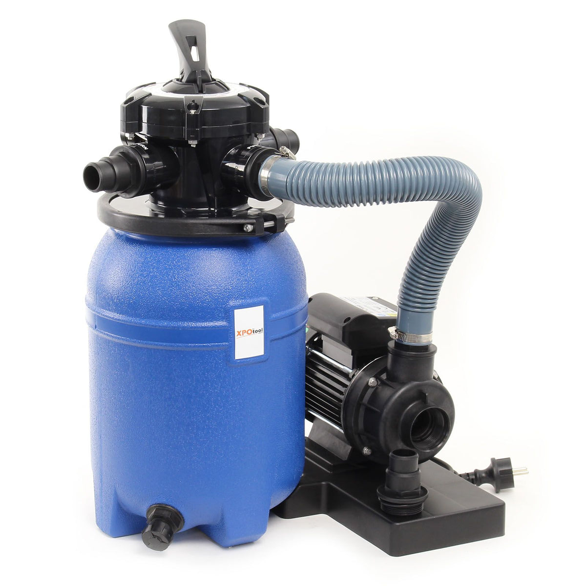 Sistem de filtrare cu nisip 180W cu rezervor de filtru de 14l si pompa de piscina de 9000 l/h