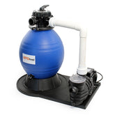 Sistem de filtrare cu nisip 550W cu rezervor de filtru de 38l și pompă de piscină 18000 l/h