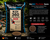 Hrană premium Koi360 Pro Color Swim – Premium, 4,5 mm