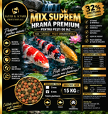 Mâncare Koi Supreme Mix 15 kg – Pelete plutitoare 6 mm