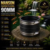 Manson cauciuc flexibil-90mm
