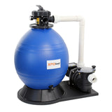 Sistem de filtrare cu nisip 750W cu rezervor de filtru de 71l și pompă de piscină de 20.000 l/h