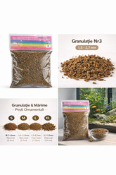 SAK Mix Nr. 3 1 kg – hrană extrudată pentru pești ornamentali, granule