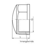 Mufa adeziv reductor din PVC de 32mm