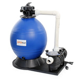 Sistem de filtrare cu nisip 750W cu rezervor de filtru de 71l și pompă de piscină de 20.000 l/h