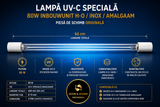 Lampă UV-C 80W AquaKing – Unitate încastrată HO / INOX / Amalgam