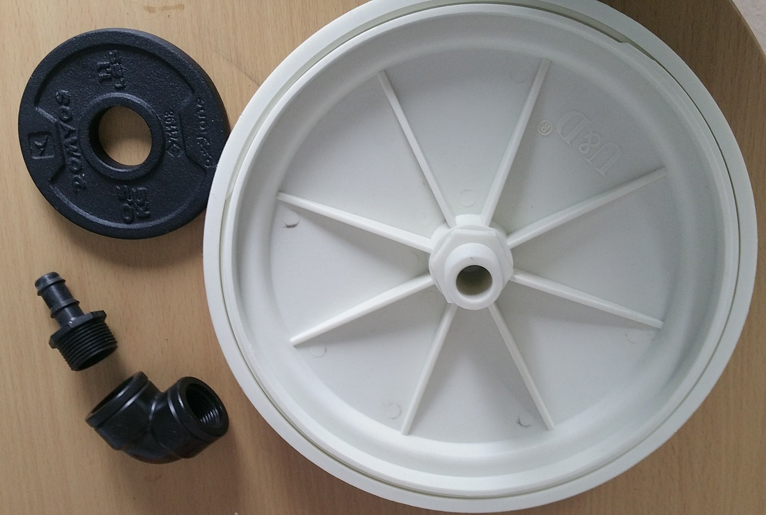 DIFUZOR AERARE -270MM set (fiting+greutate)