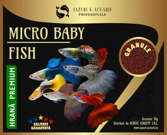 Hrana Premium Micro Baby Fish-50g