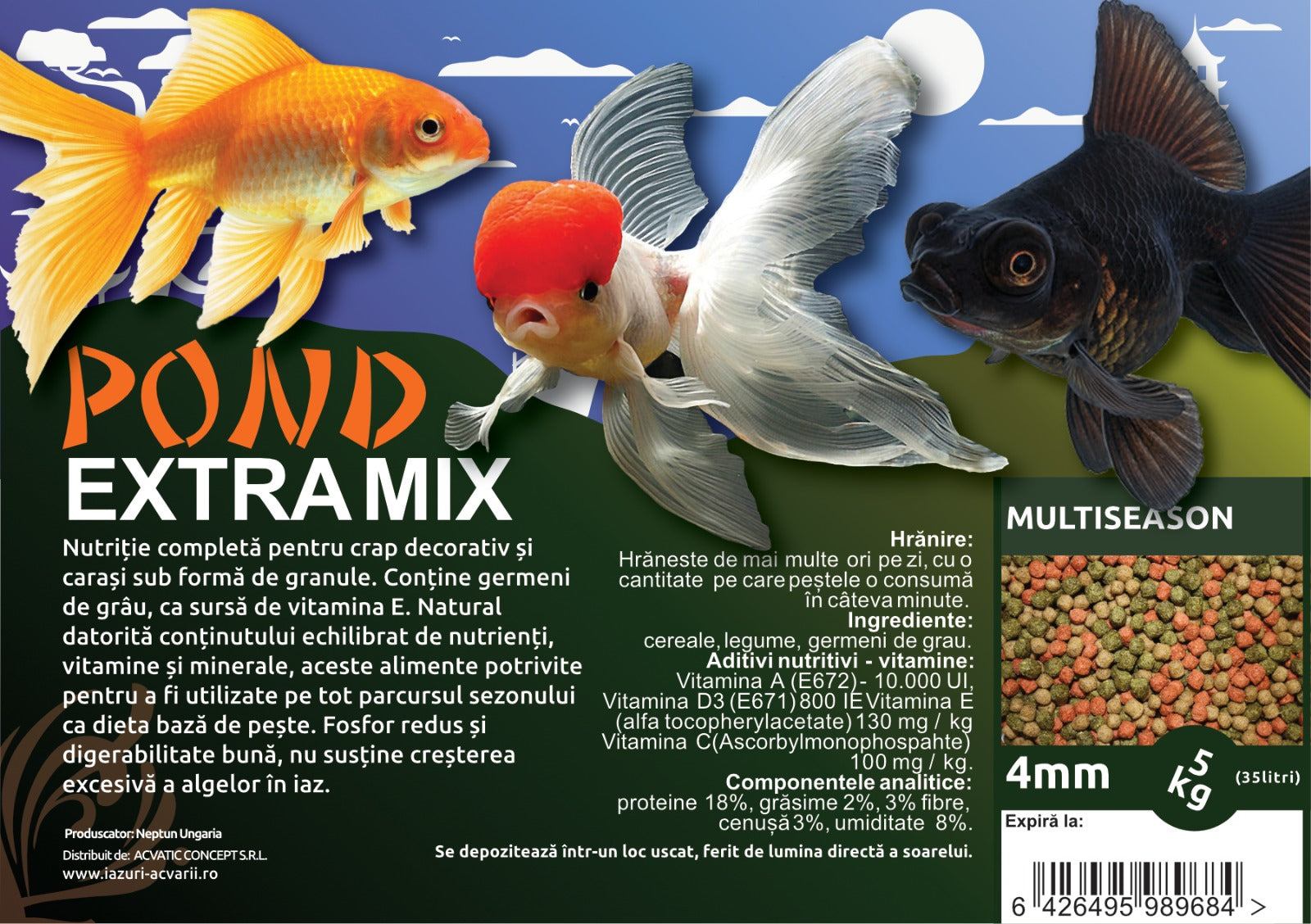 Hrana Koi - Hrana Koi iazuri-acvarii.ro