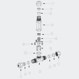 Cablu T-Y-conector manșon 230V 0.5-4mm2 M2O * 1.5 Plug, racord 10-14 mm