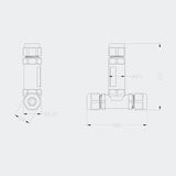 Cablu T-Y-conector manșon 230V 0.5-4mm2 M2O * 1.5 Plug, racord 10-14 mm