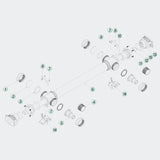 Lampă UVC cu corp inoxidabil-72w