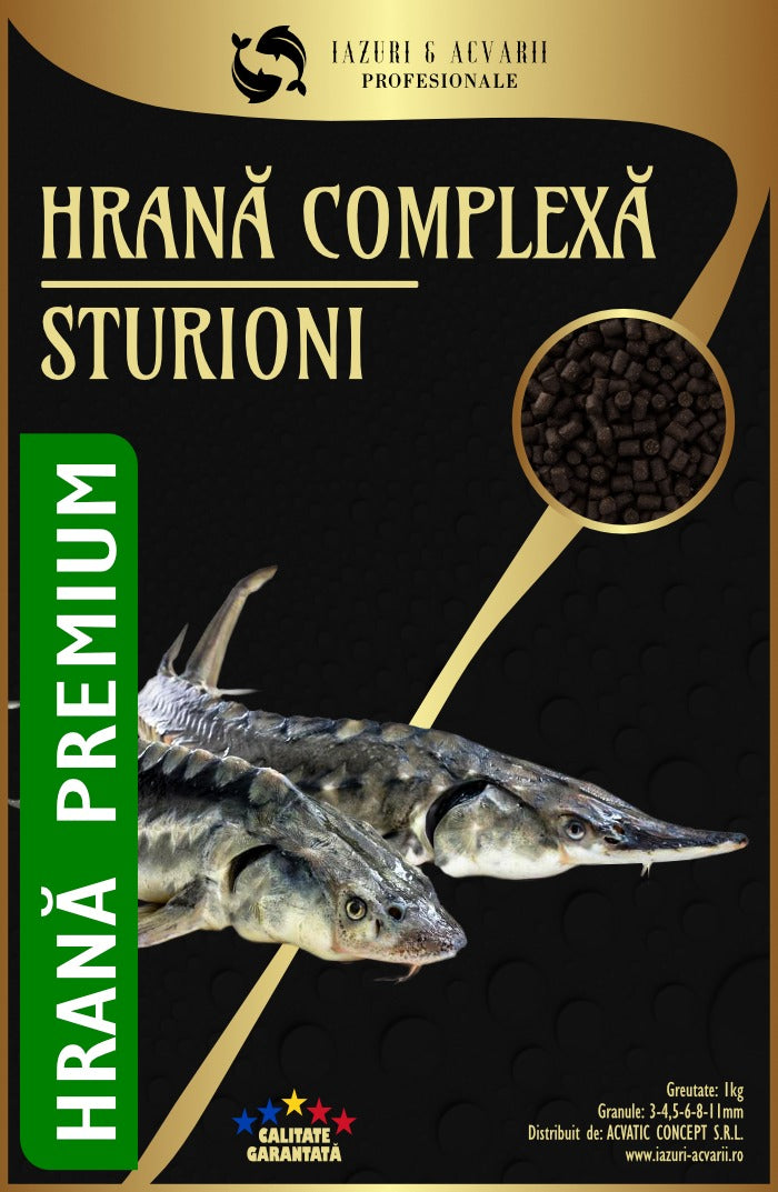 Hrana Premium Sturioni- 1kg (8mm)