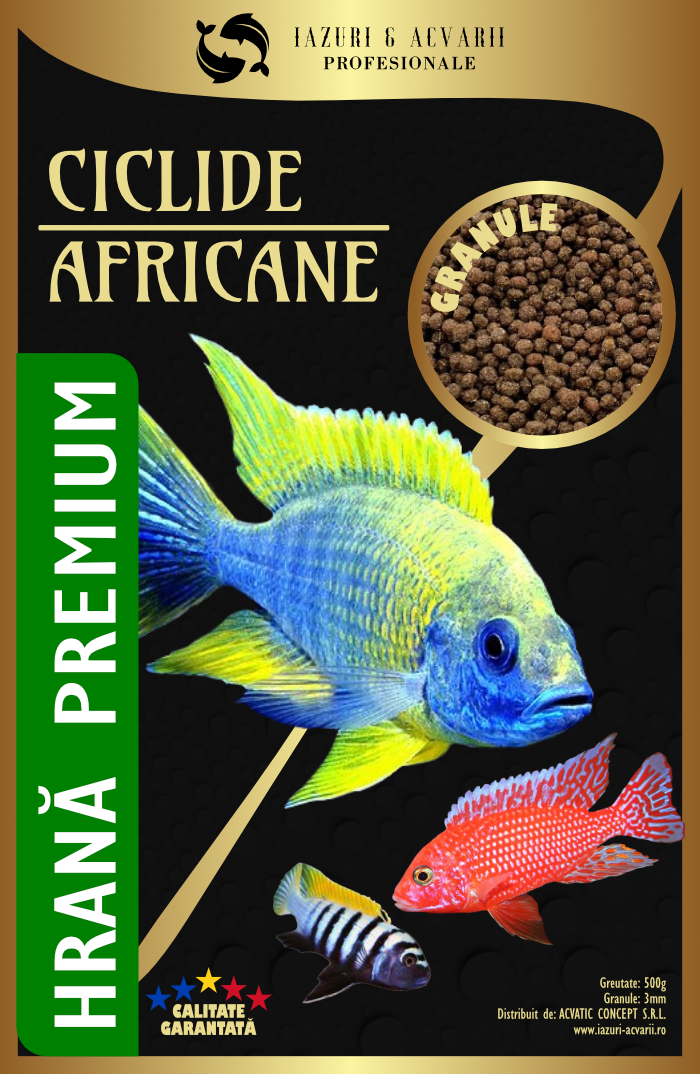 Hrana Premium Ciclide africane-500g
