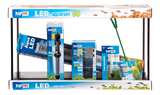 Acvariu cu kit Happet, 60x30x35cm, 60L