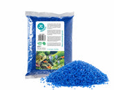 Pietriș colorat albastru - 0,5kg 1-1,5mm - Substrat acvariu iazuri-acvarii.ro