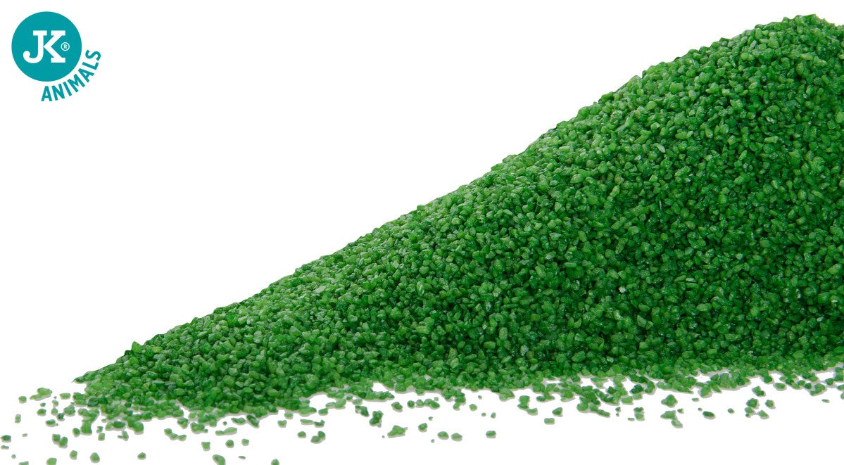 Pietriș colorat culoare verde- 0,5kg 1-1,5mm - Substrat acvariu iazuri-acvarii.ro