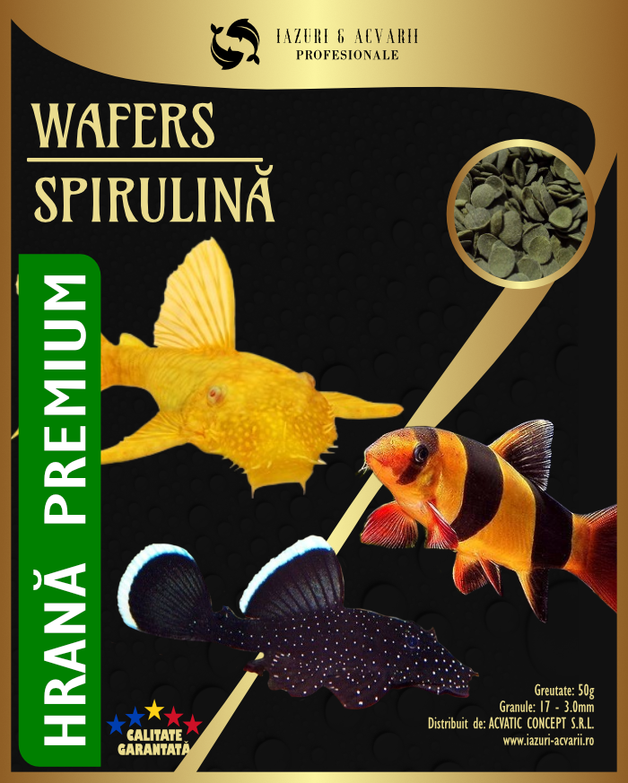 Wafers spirulina-50g