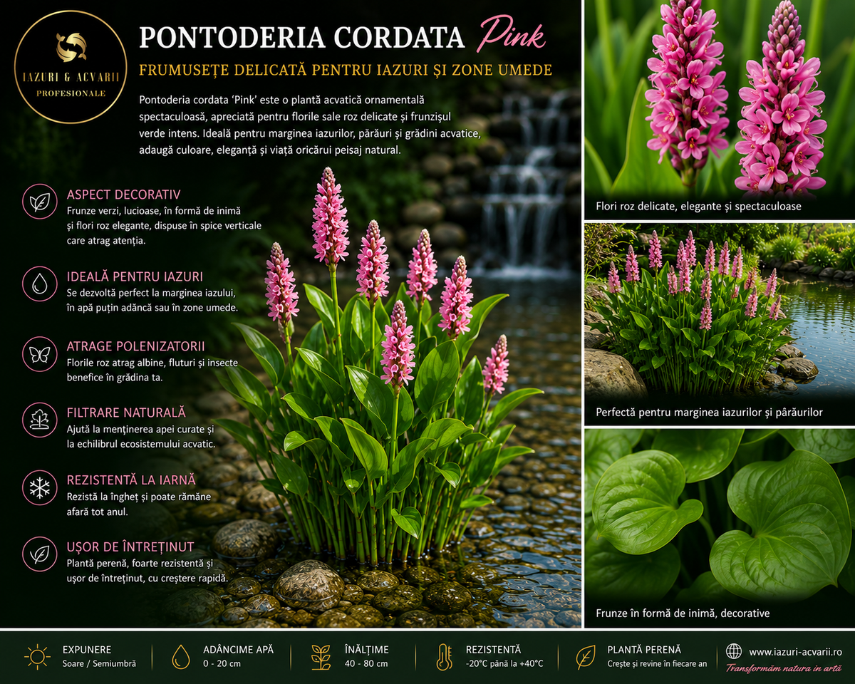 Pontoderia cordata pink