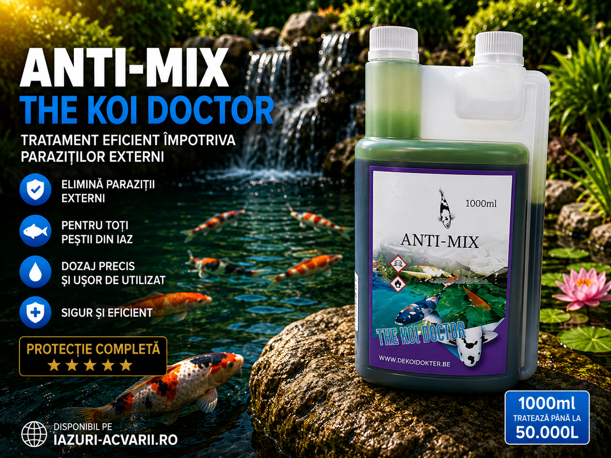 Anti-Mix 1000ml – Tratament Profesional pentru Koi și Pești de Iaz