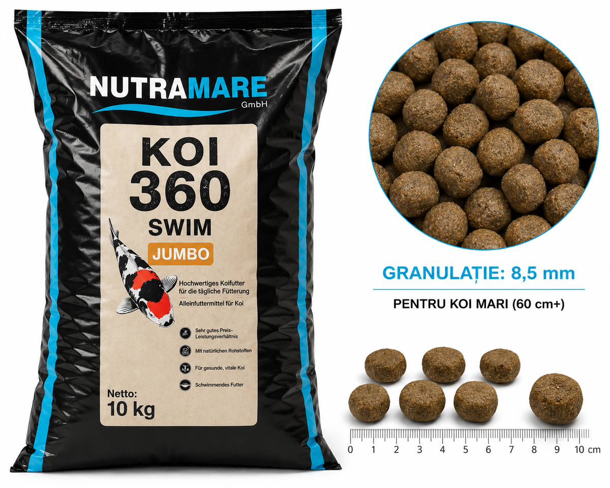 Hrană premium Koi360 Jumbo Swim