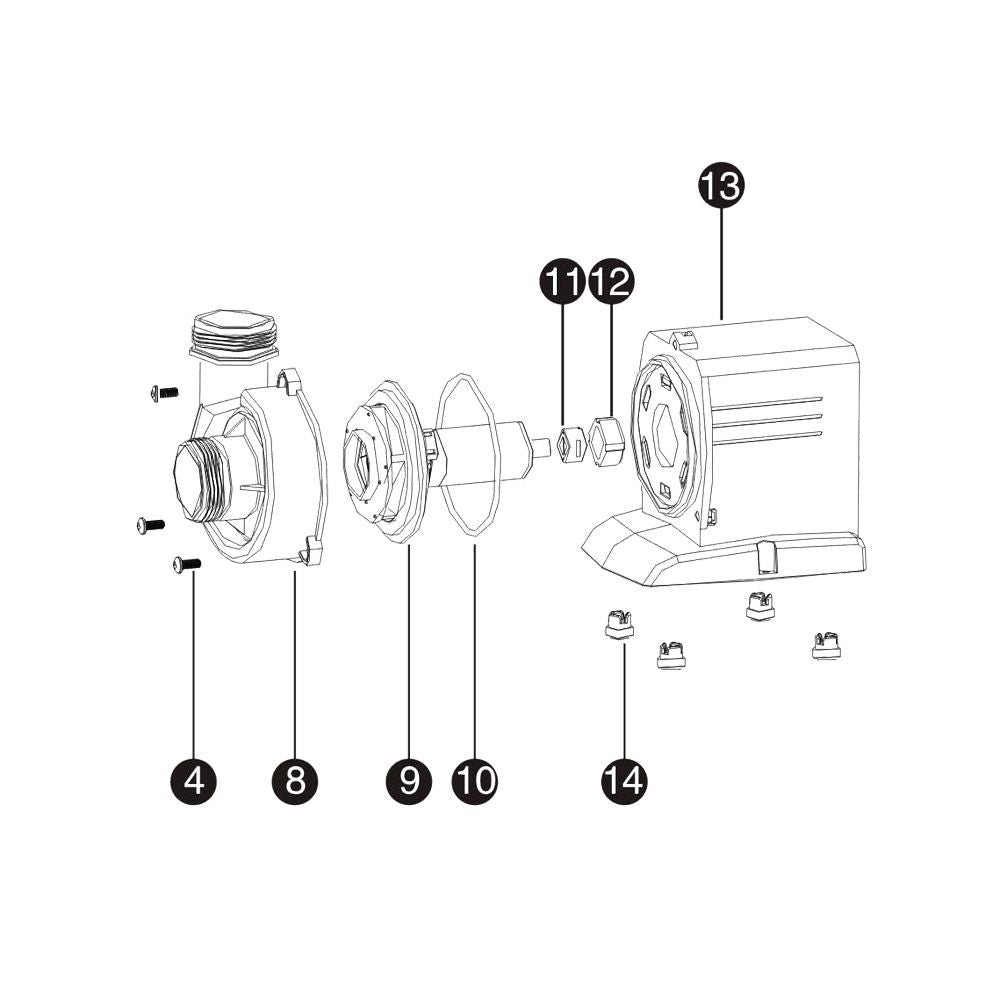 Pompa piscina 16000l/h 140W