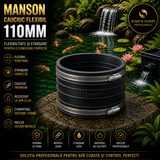 Manson cauciuc flexibil-110mm