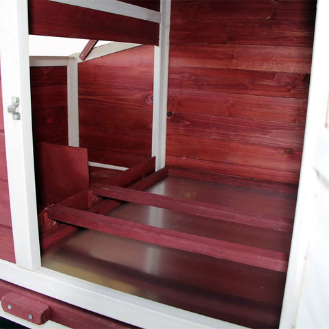 Cușca de găini XXL, adăpost înălțat, 2010x813x1165mm