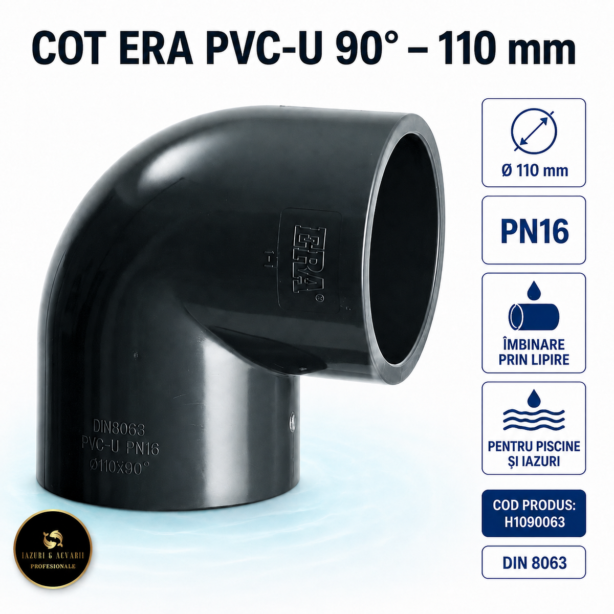 Cot ERA PVC 90° 110 mm