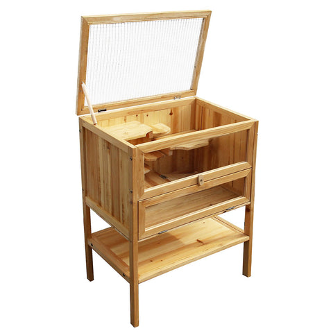 Cușcă pentru hamsteri din lemn