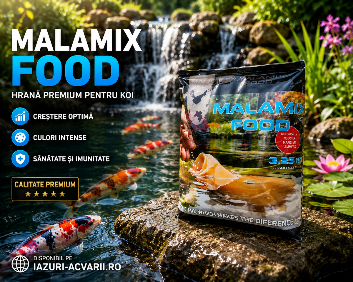 Malamix Food 3,25Kg – Imunitate Puternică și Culori Vii pentru Koi