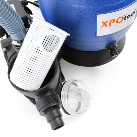 Sistem de filtrare cu nisip 370W cu rezervor de filtru de 26l și pompă de piscină 13200 l/h