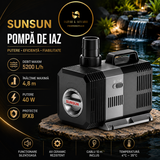 Pompă iaz SunSun CTP-5800 SuperECO 5200 l/h – 40 W