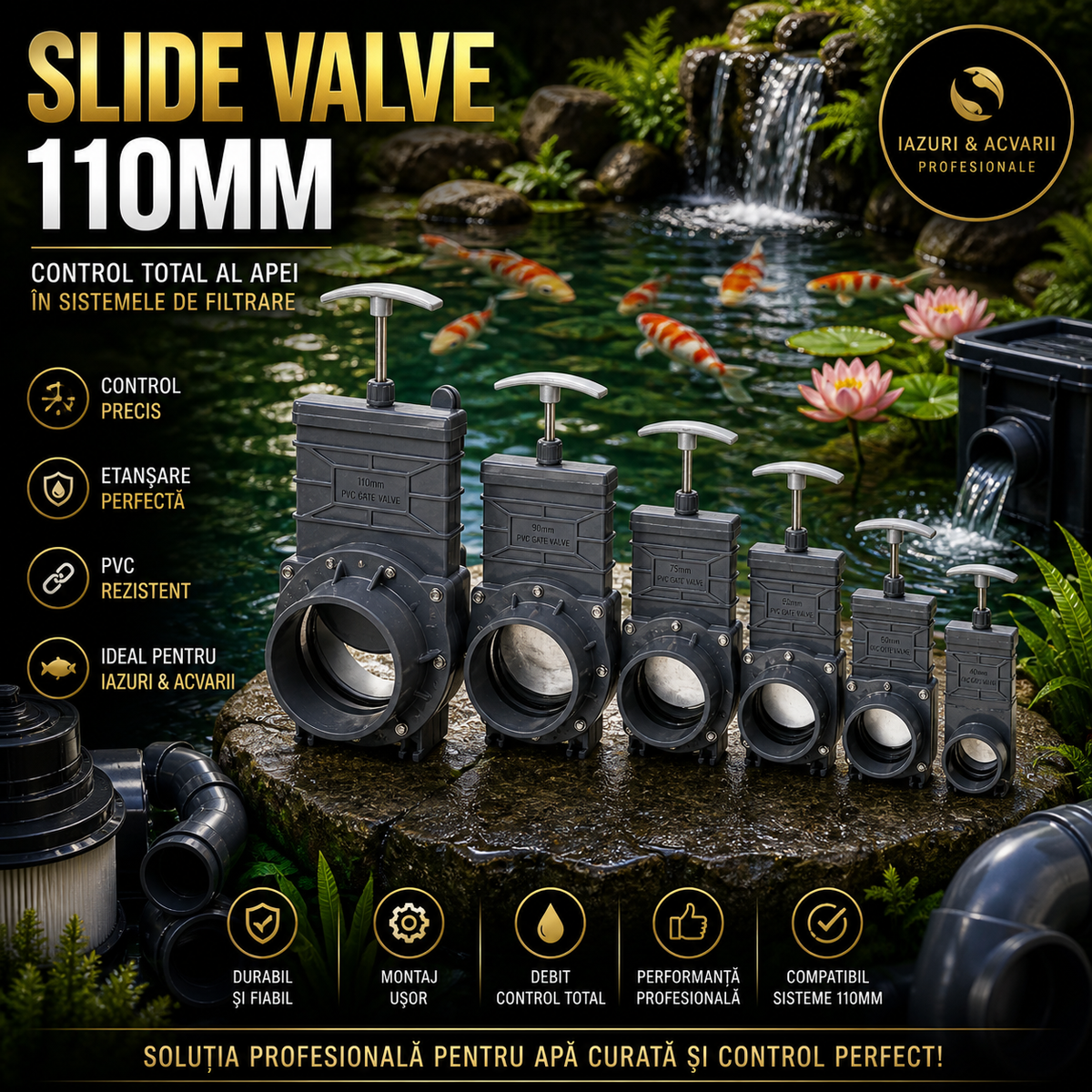 Slide valve 110mm