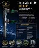 Conexiune de aer cu 2 ieșiri de 20 mm, 9 mm