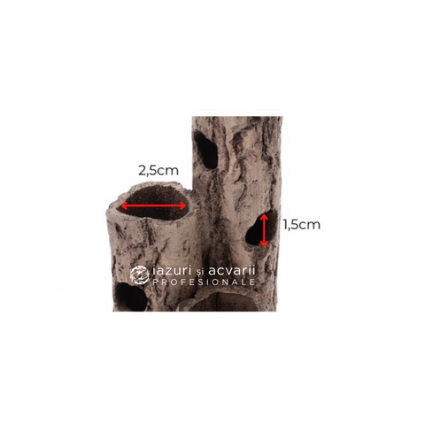 Decor pentru acvariu tulpina de creveți 3tulpini