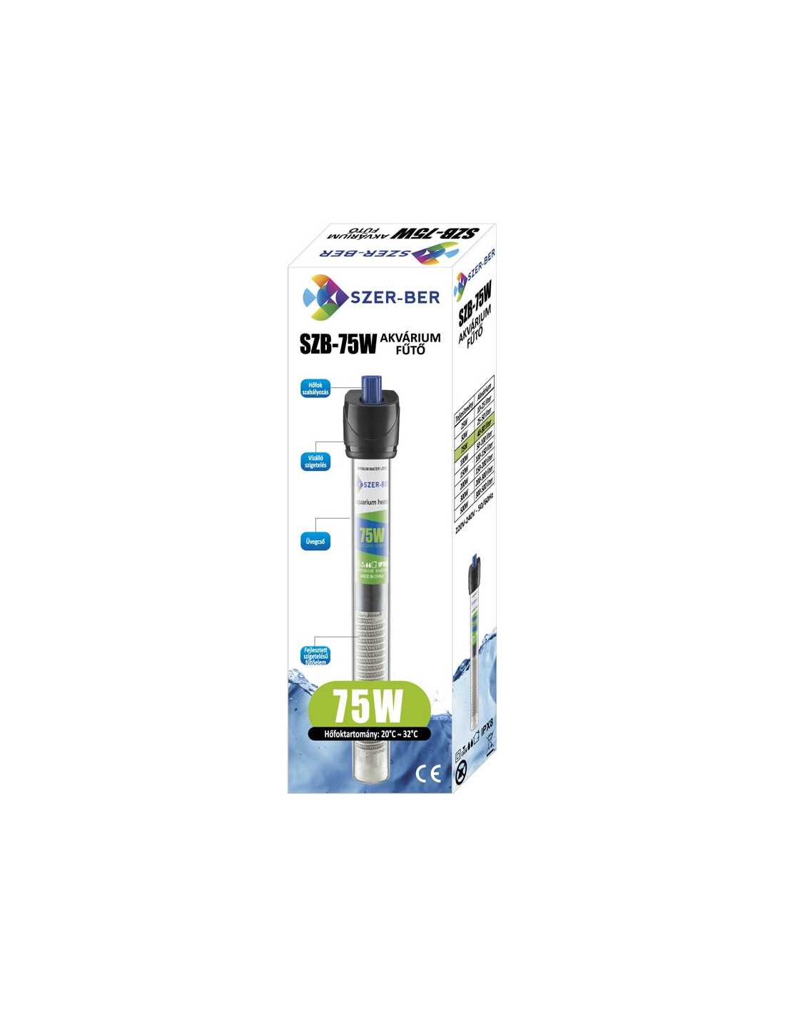 Incalzitor acvariu cu termostat 75W