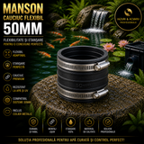Manson cauciuc flexibil-50mm