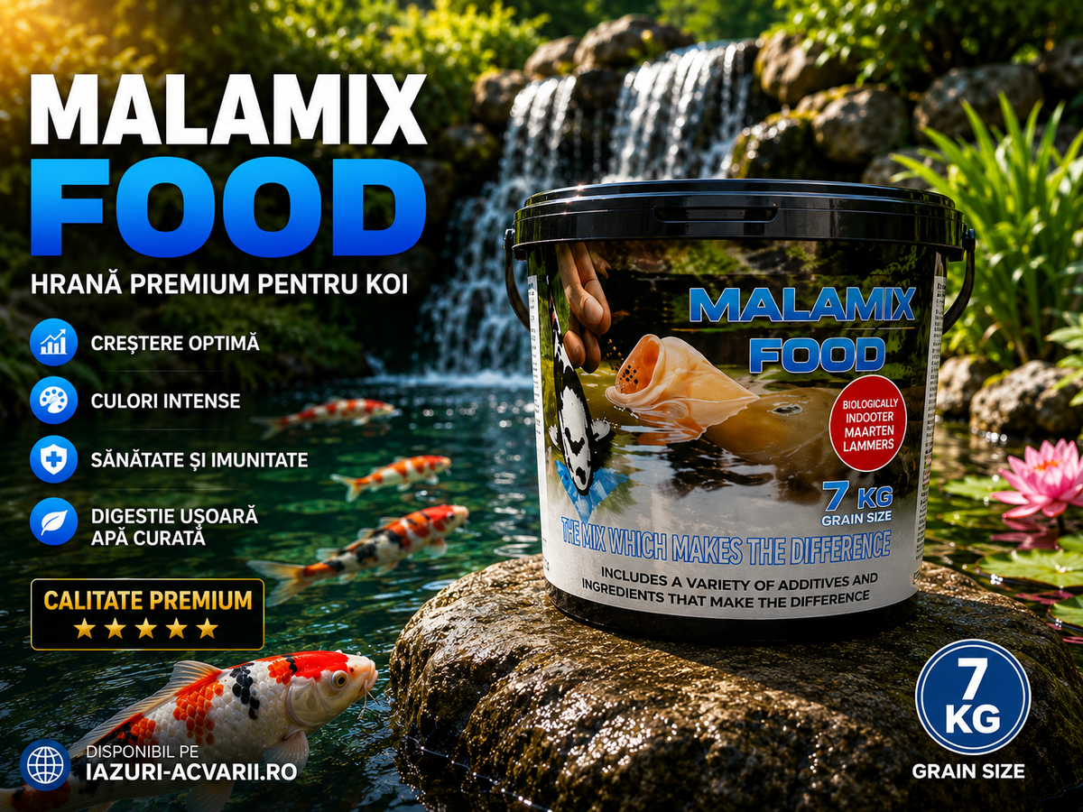 Malamix Food 7Kg – Imunitate Puternică și Culori Vii pentru Koi