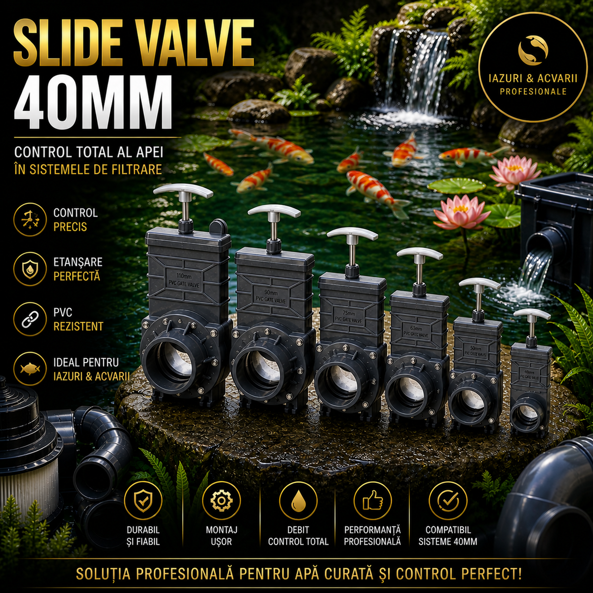 Slide valve 40mm