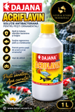 Dajana Acriflavină 1000 ml – Tratament Antifungic și Antiparazitar pentru Acvariu