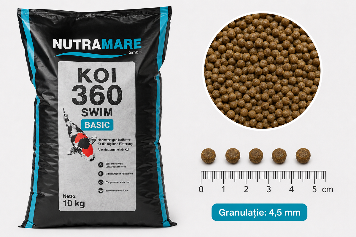 Hrană premium Koi360 Basic Swim sac 10kg