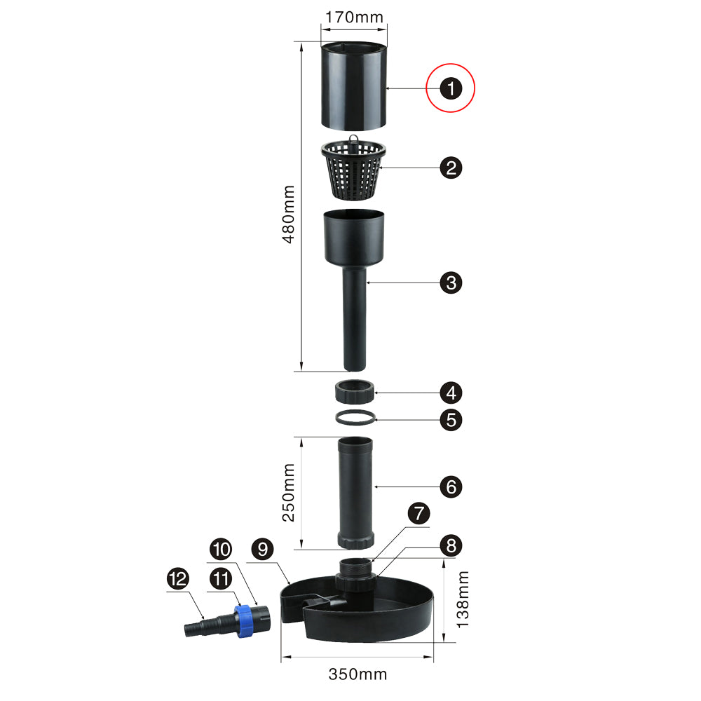 Piesa schimb skimmer 40