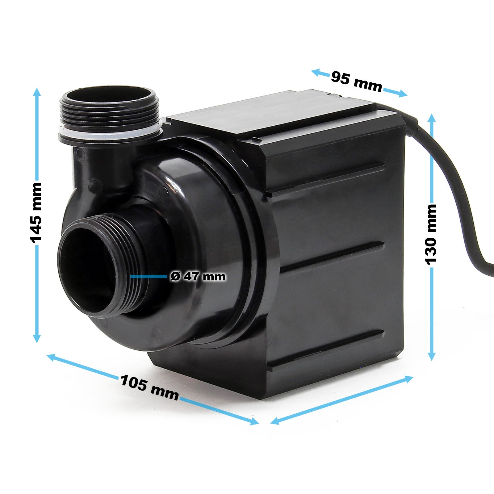 Pompă de iaz CTM-16000 SuperECO 16.000 l/h / 140 W