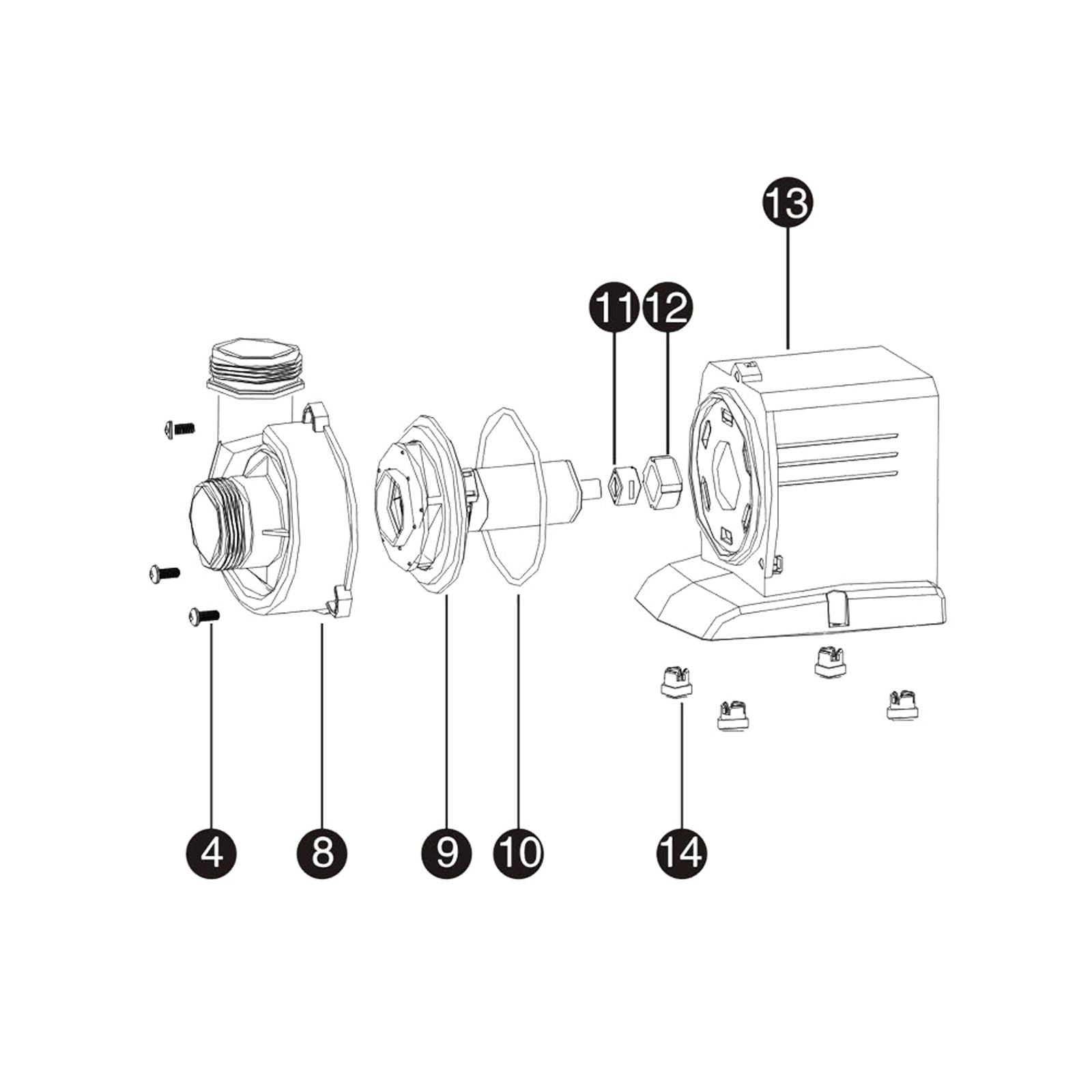 Pompa piscina 6000l/h 40W