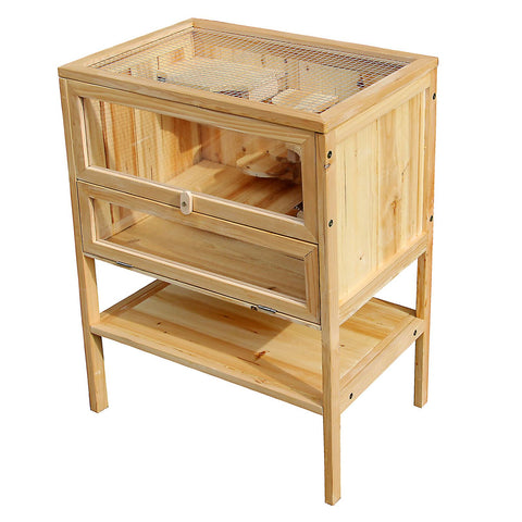 Cușcă pentru hamsteri din lemn