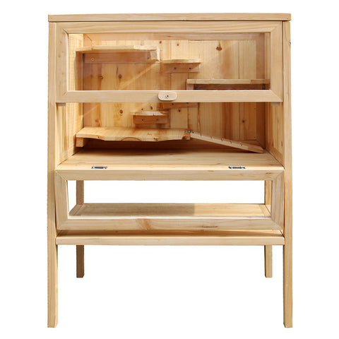 Cușcă pentru hamsteri din lemn